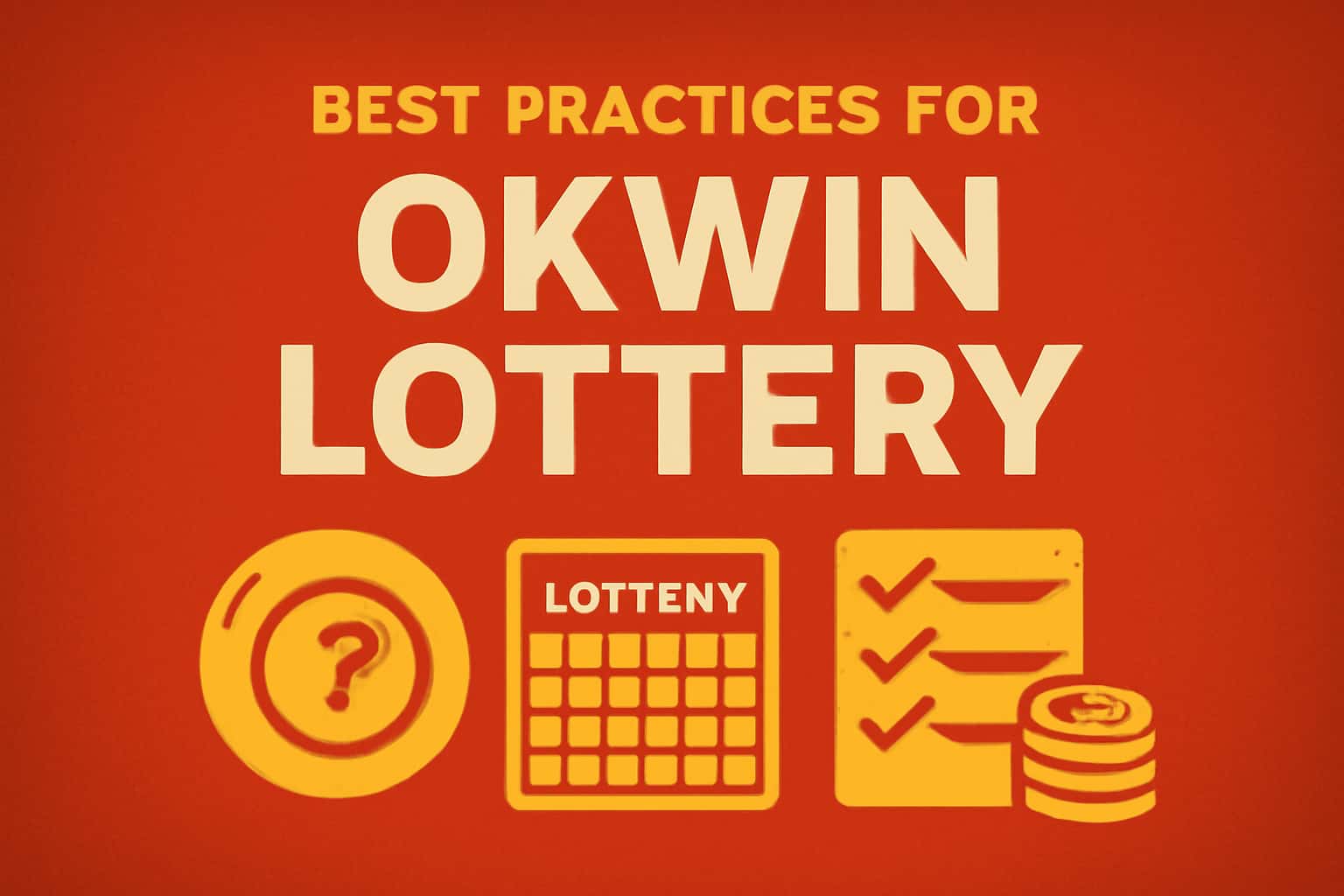 An informative scene illustrating best practices for Okwin Lottery.