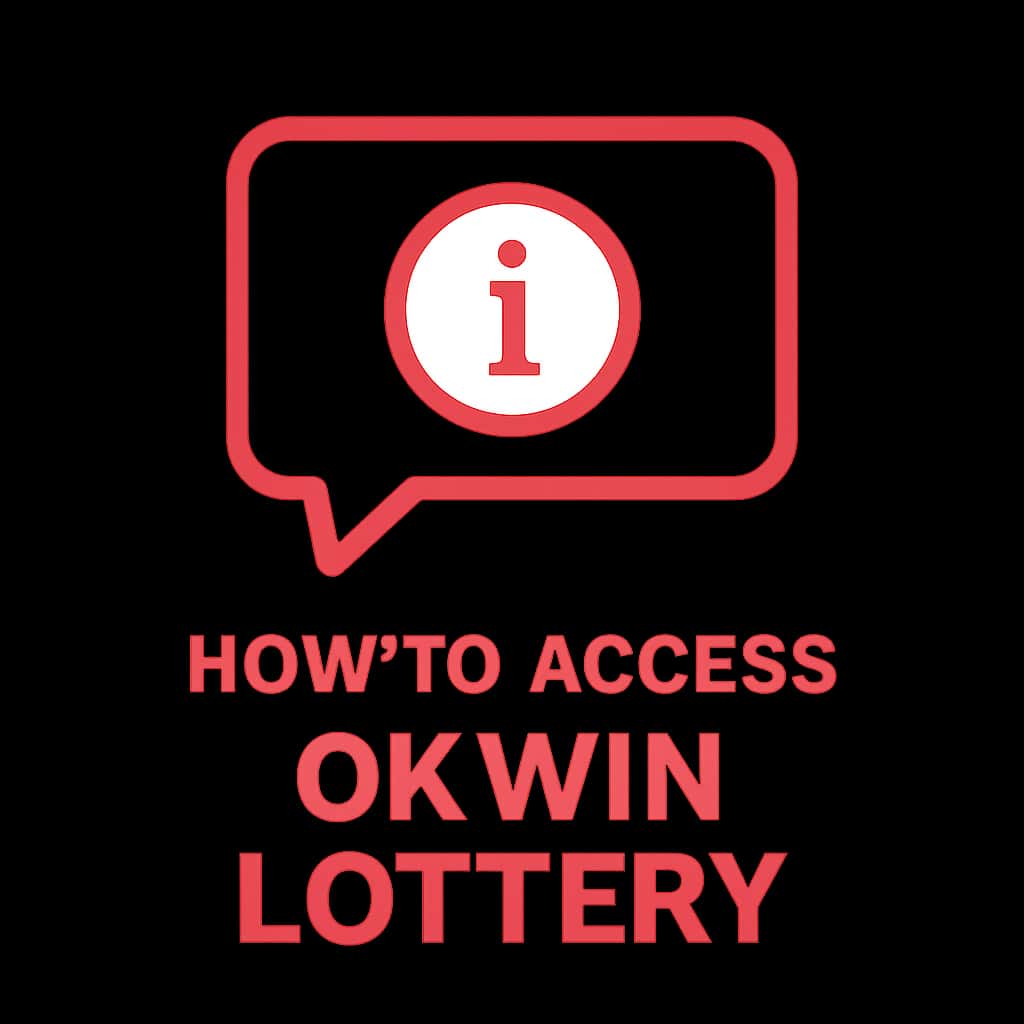A badge representing access to Okwin Lottery.