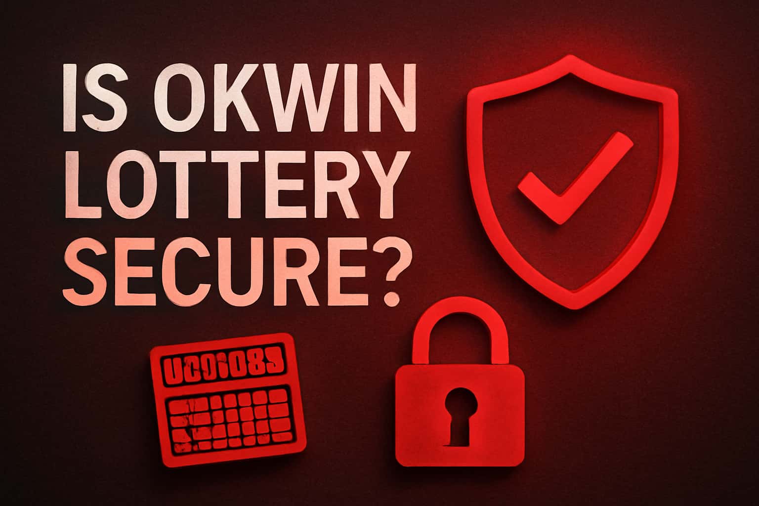 Visual representation of the security features of Okwin Lottery
