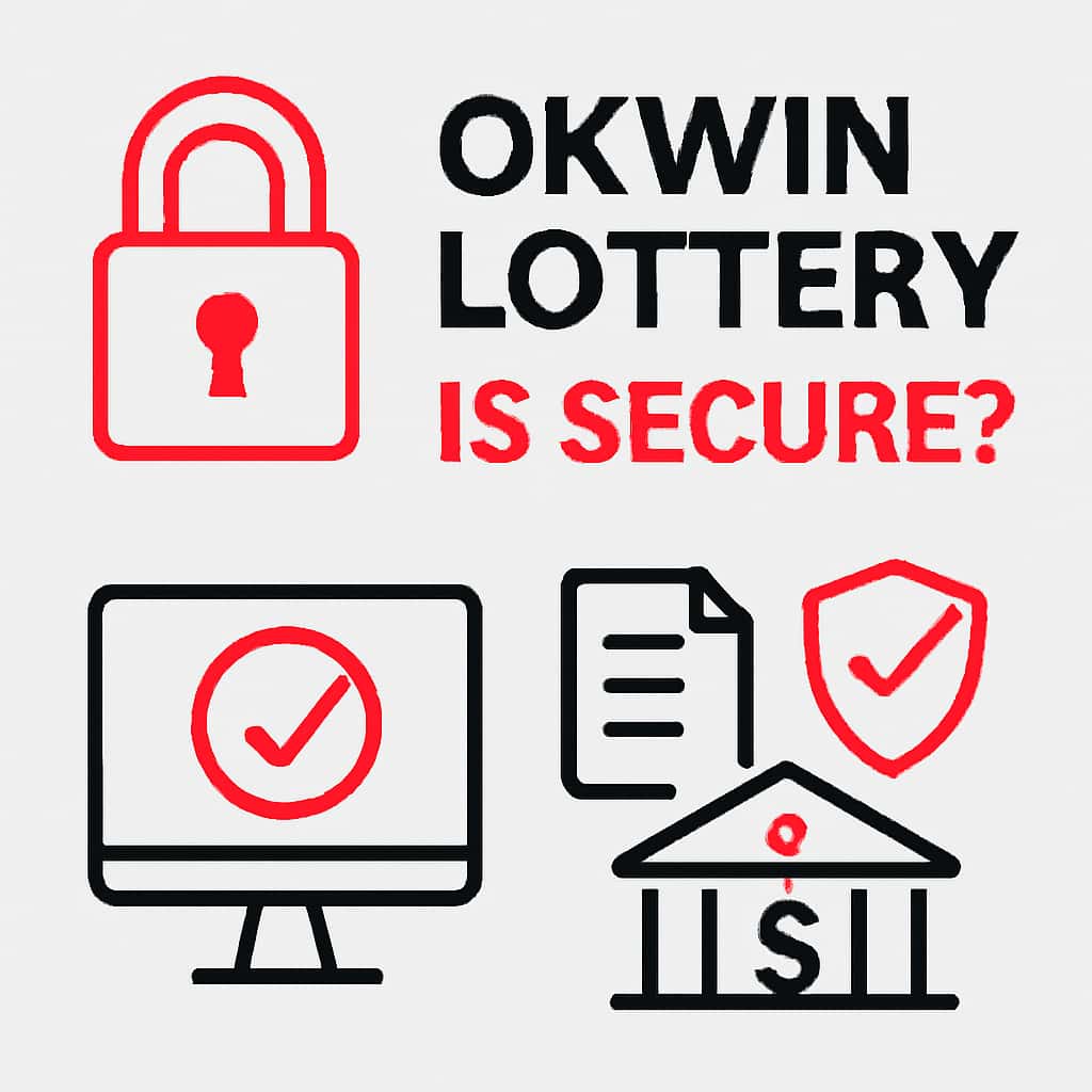 Diagram explaining security protocols of Okwin Lottery