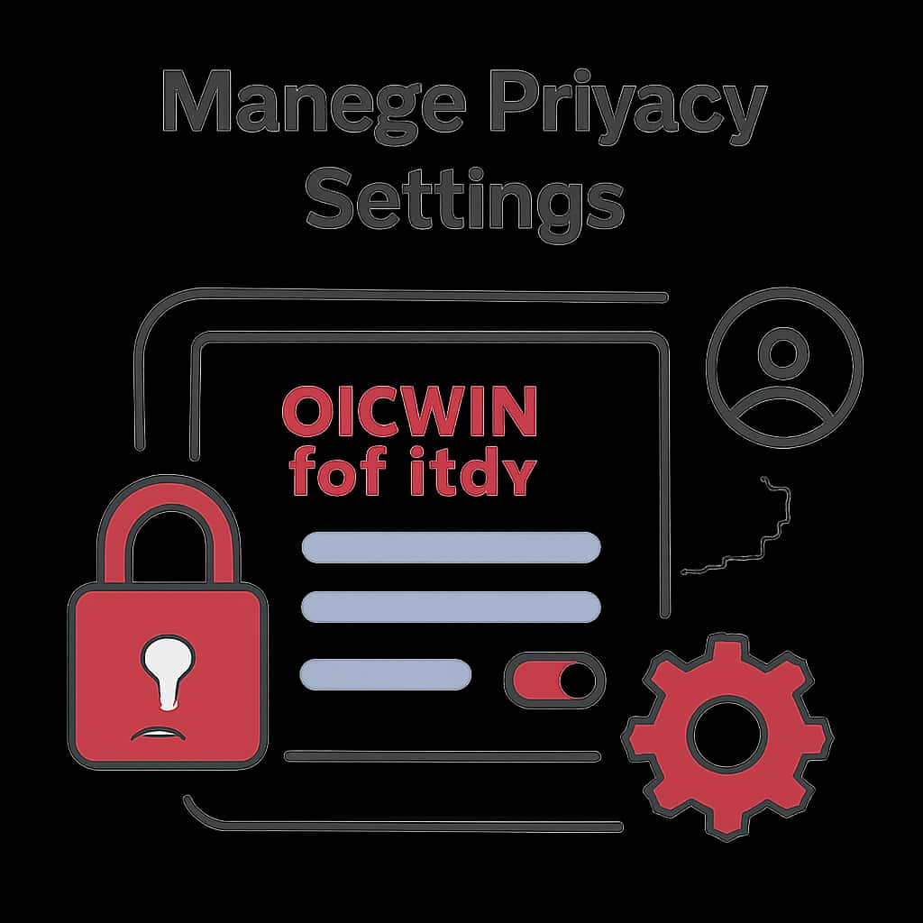 Diagram illustrating Okwin Lottery Privacy Settings