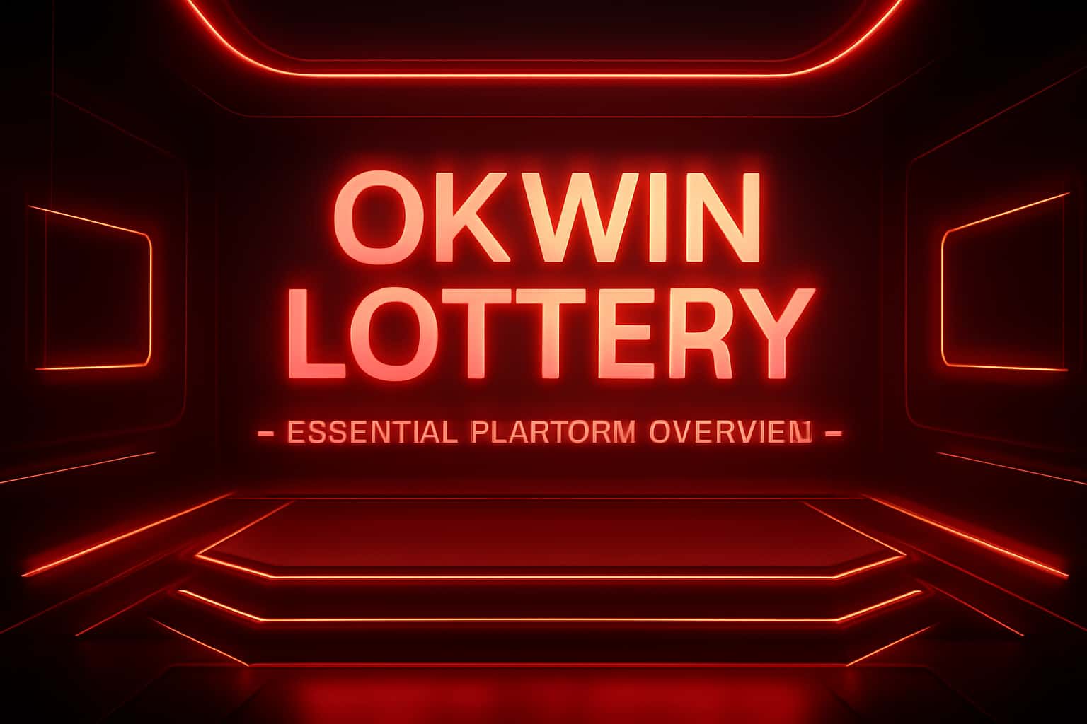 Futuristic lottery system backdrop